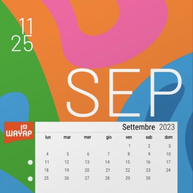Calendario nazionale quattordicine affissione 2023 settembre