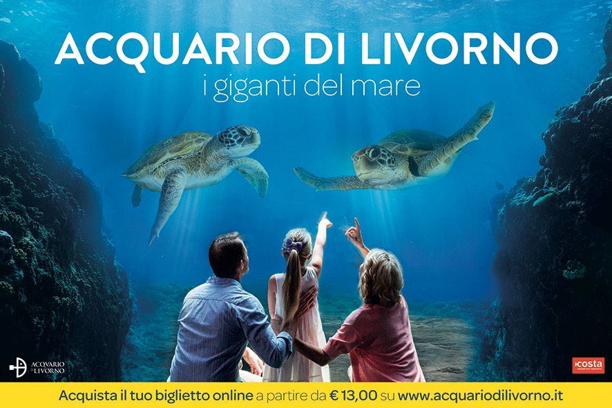 Campagna pubblicitaria su affissione Acquario di Livorno