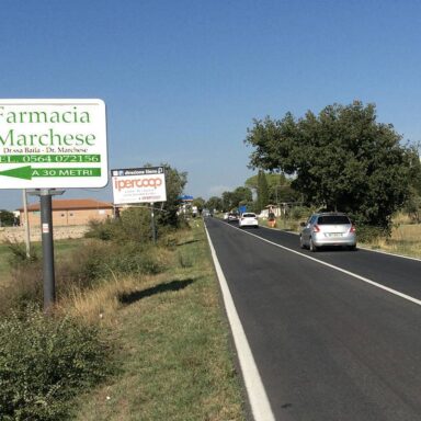 Cartelli pubblicitari Grosseto | P 159 Scansanese EX SS 322