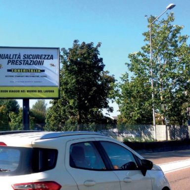 Cartelli pubblicitari stradali Vicenza impianto affissione 4x3 viale Cricoli