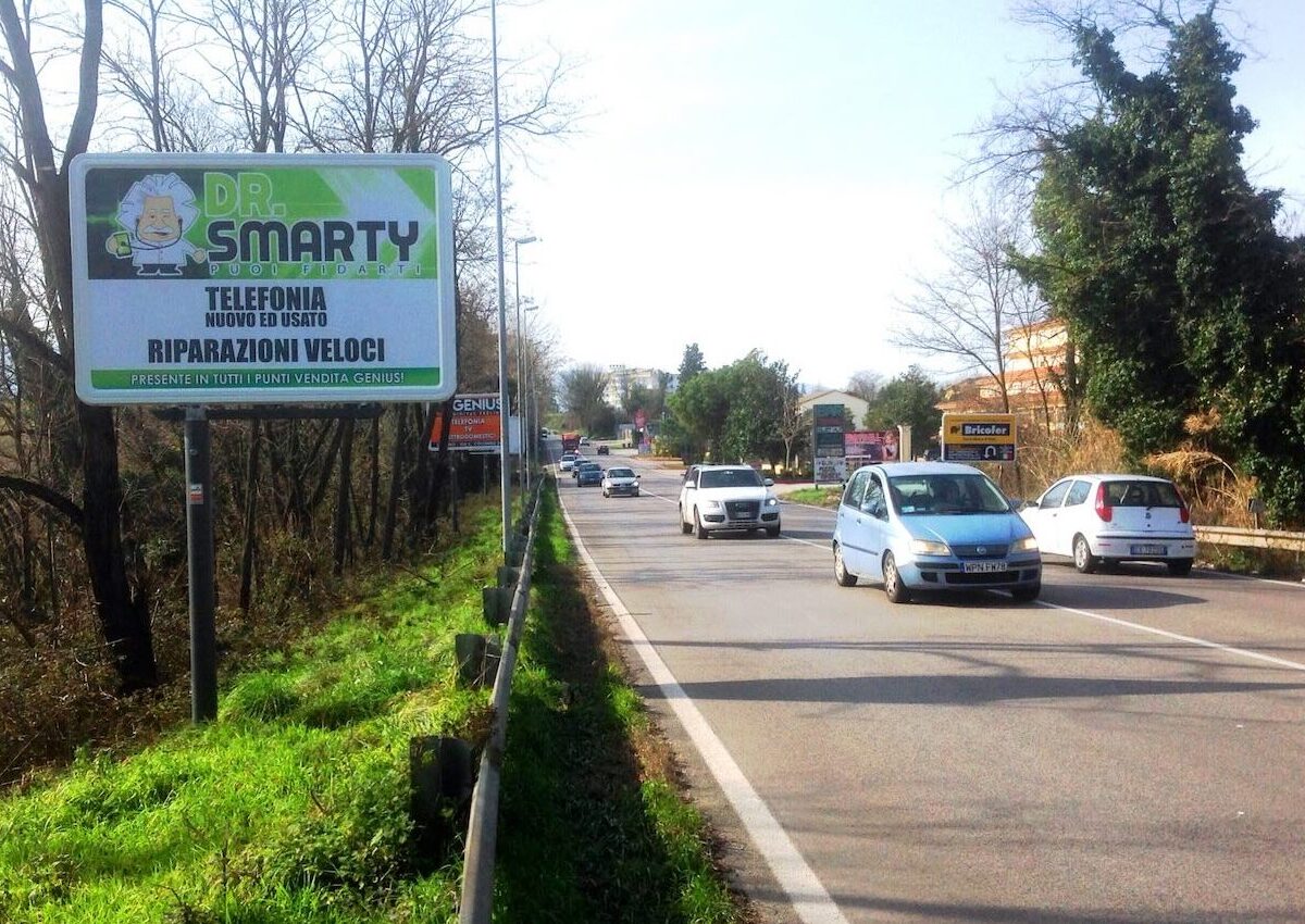 Circuito cartelloni pubblicitari fra Cassino e Formia