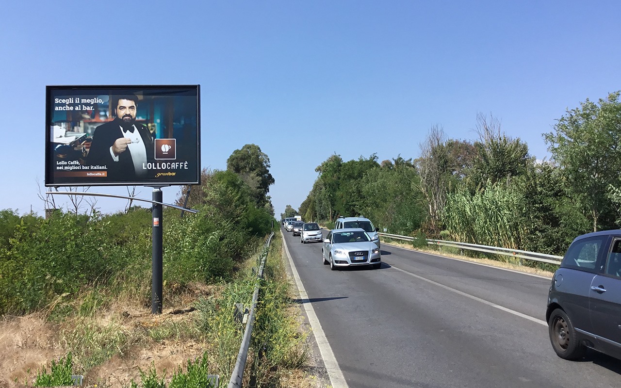Circuito pubblicità su strada a Frosinone