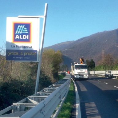 Cartelli pubblicitari stradali Vicenza | Impianto SS 47 della Valsugana