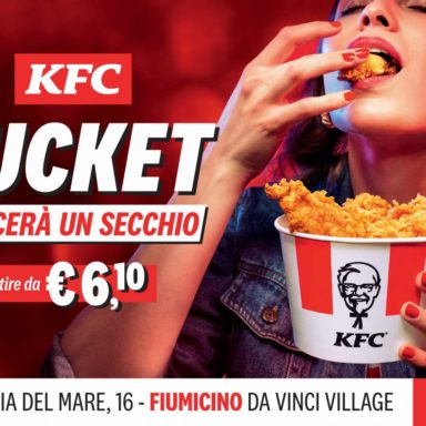 KFC_Campagna pubblicitaria in esterna su Pomezia e Fiumicino