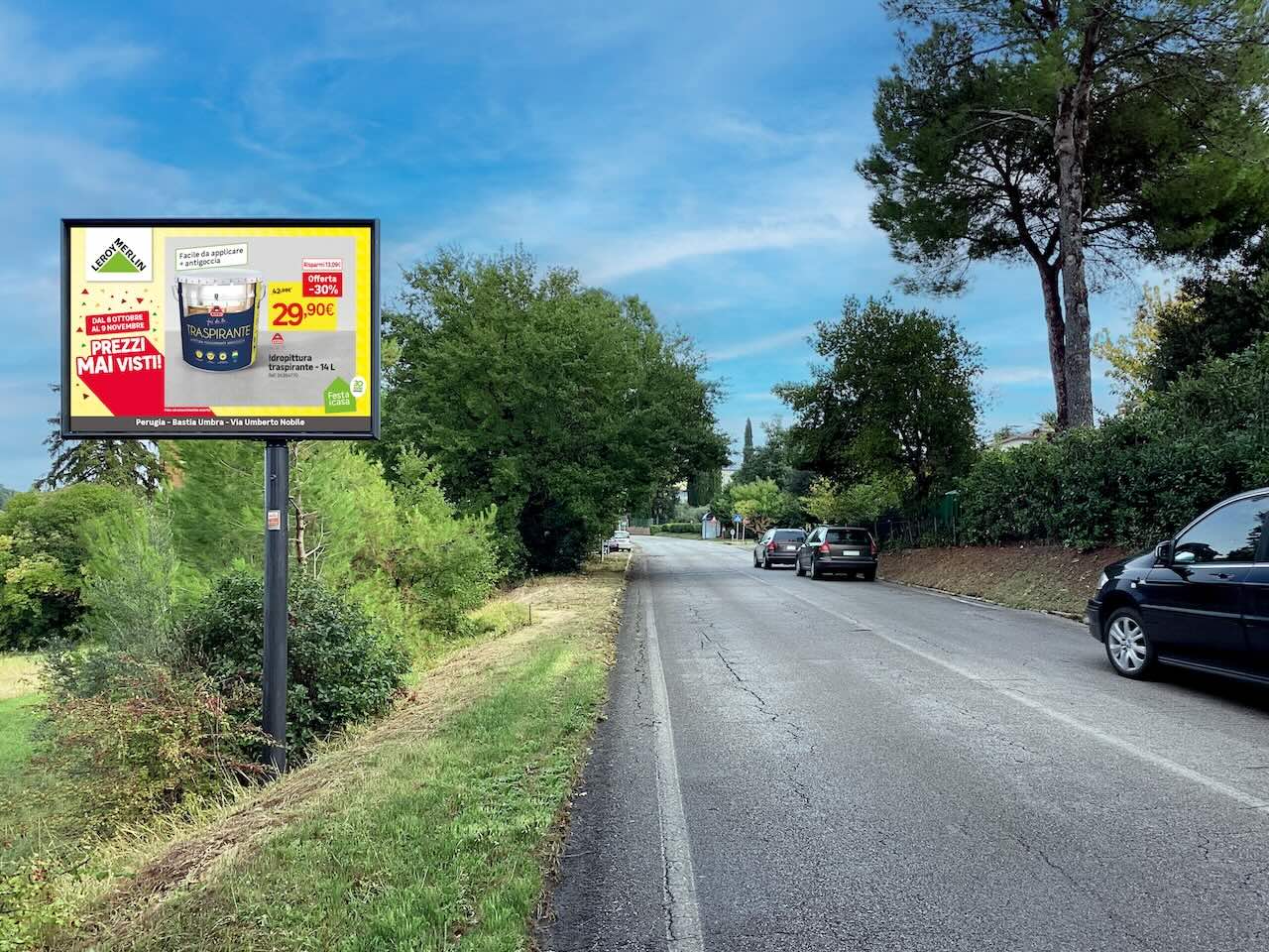 Pubblicità OOH su strada prezzi mai visti Leroy Merlin