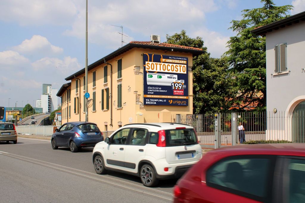 Pubblicità digitale su strada settore elettrodomestici Brescia