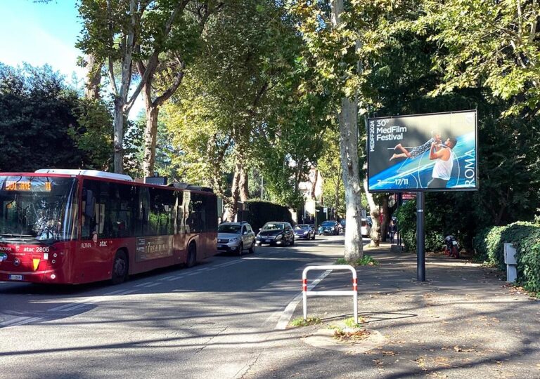 Pubblicità su affissione per festival a Roma