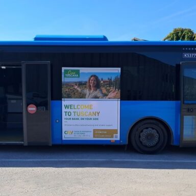 Pubblicità su autobus Portoferraio Isola d'Elba