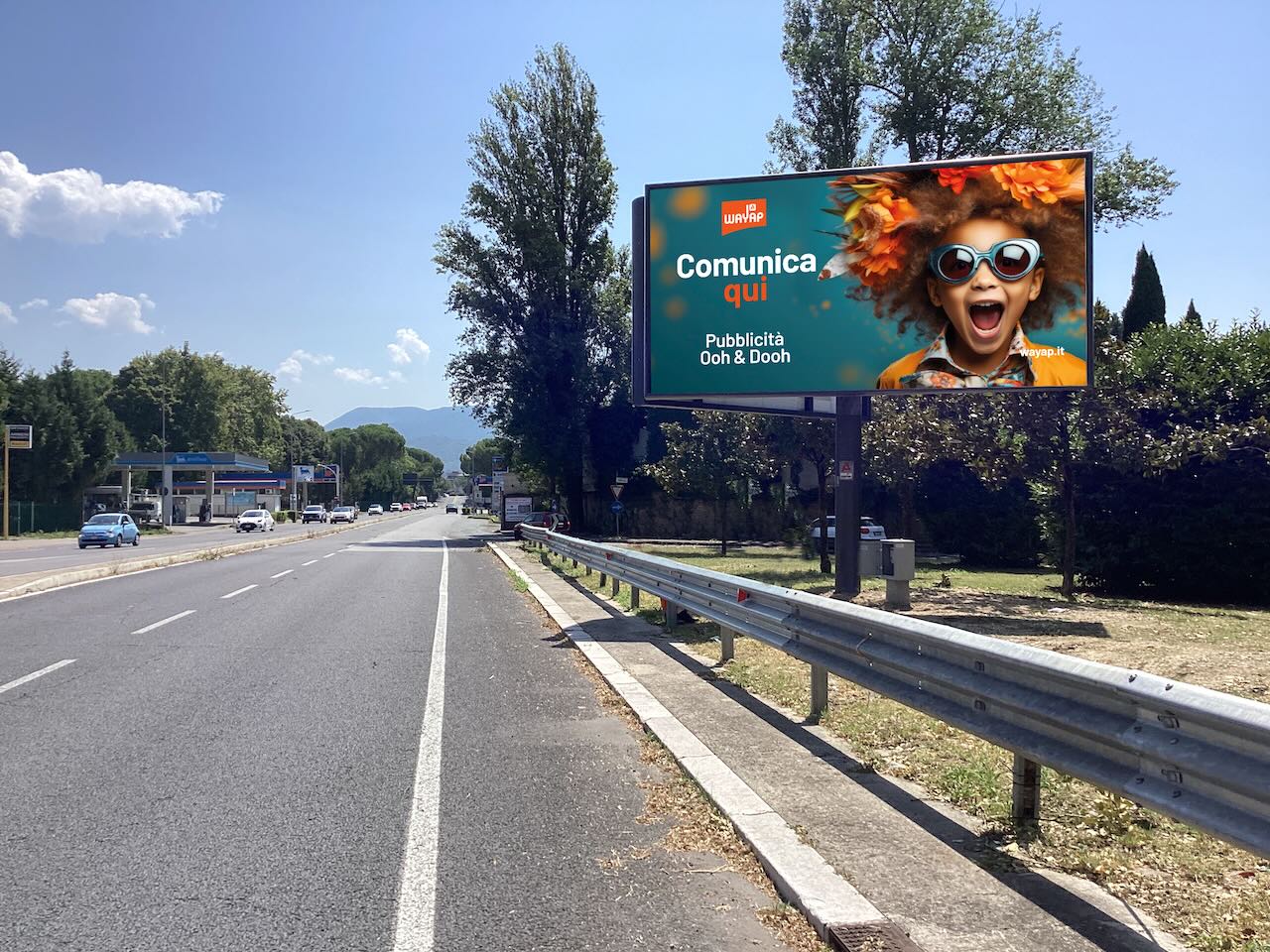 Schermo digitale per pubblicità su strada a Terni