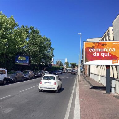 Spazio pubblicità digitale su schermo Led via Portuense a Fiumicino