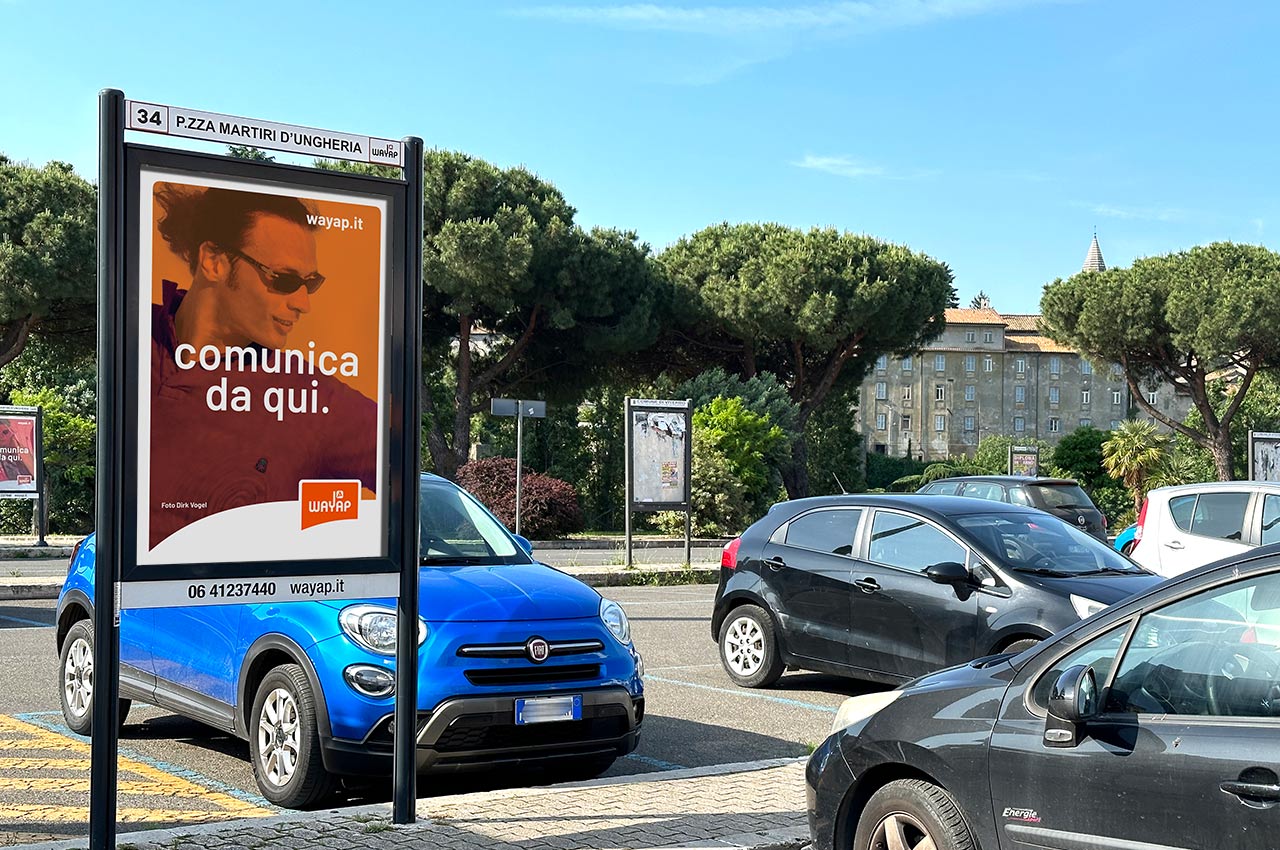 Cartelli pubblicitari affissione urbana pubblicità OOH a Viterbo
