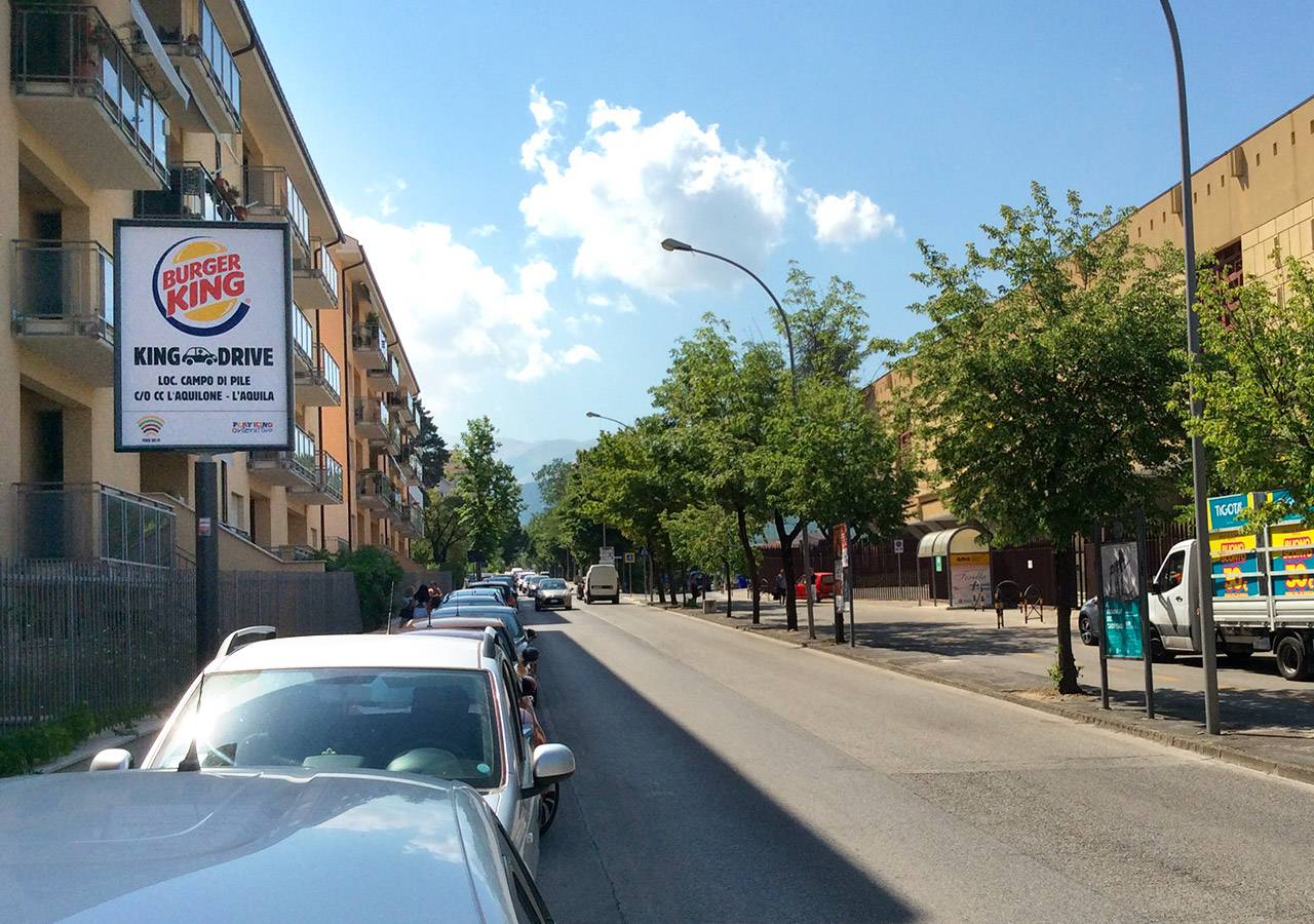 Pubblicità su strada L'Aquila | Tabelloni pubblicitari stradali per affissione 