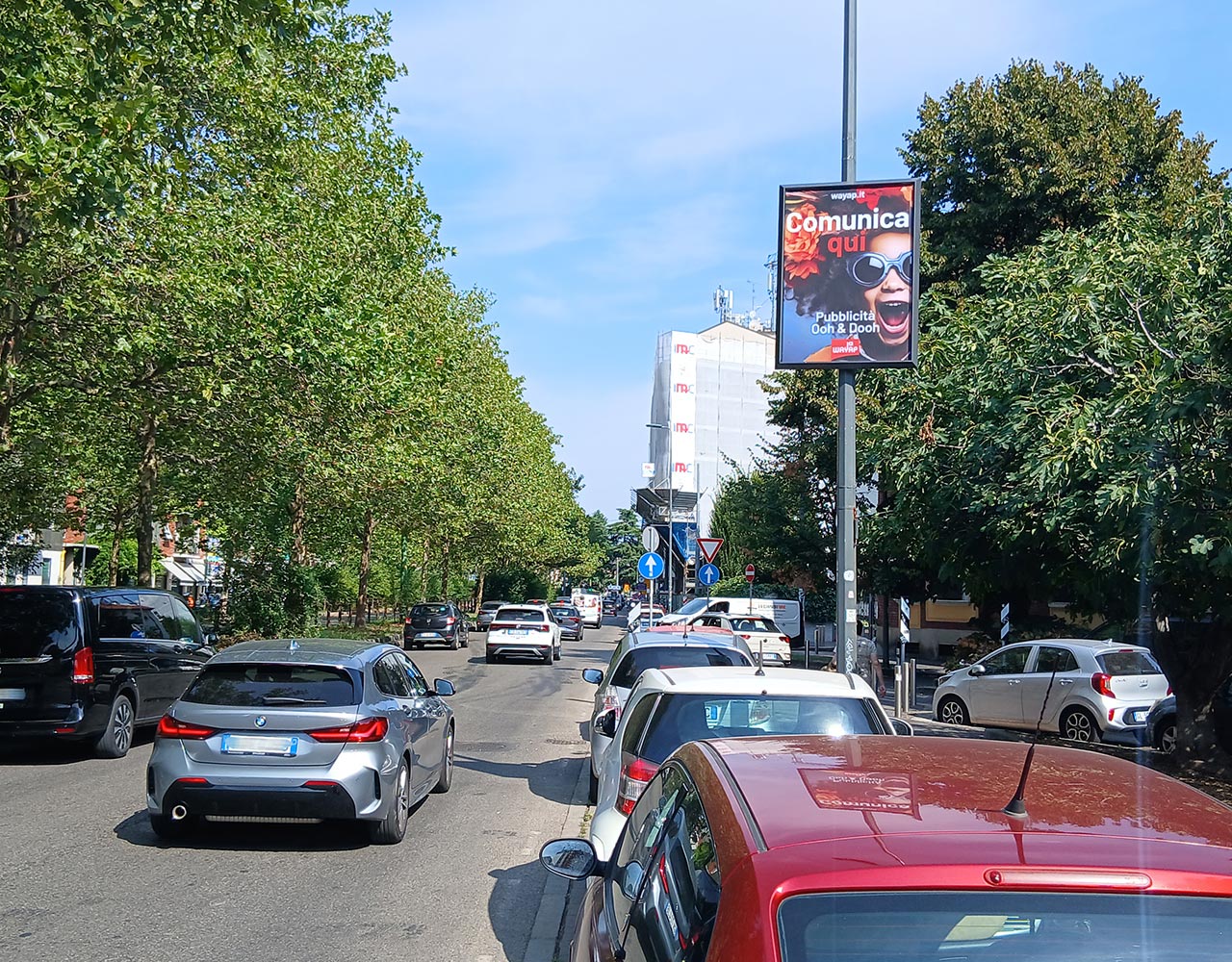 Affissioni pubblicitarie Milano centro Viale Murillo