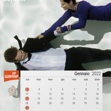 Calendario quattordicine affissione pubblicitaria gennaio 2022