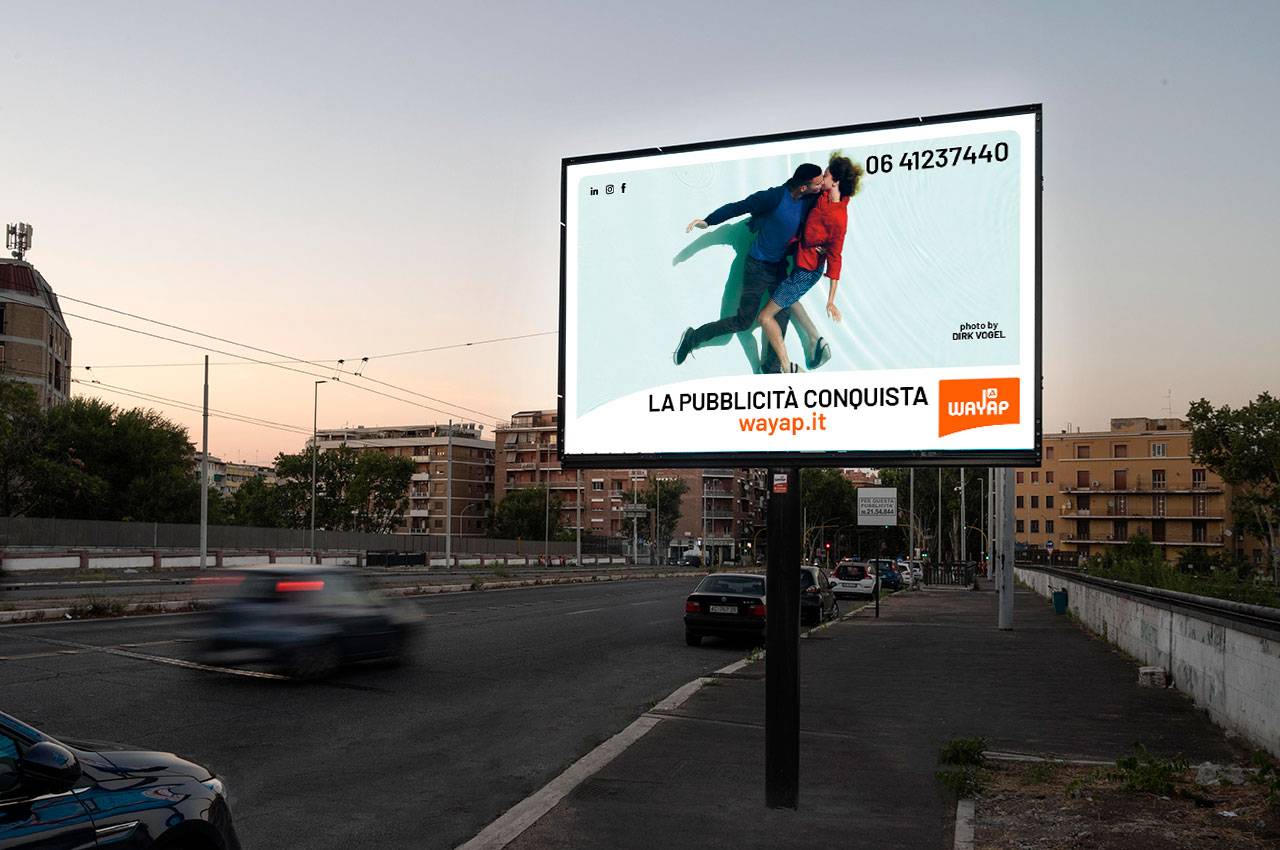 Impianto pubblicità su schermo LED a Roma in via Nomentana