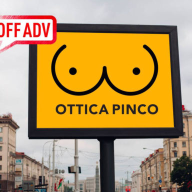 Cartello pubblicitario sessista